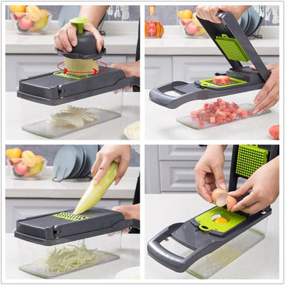 12 In 1 Nicer Dicer Plus Vegetable Slicer Chopper