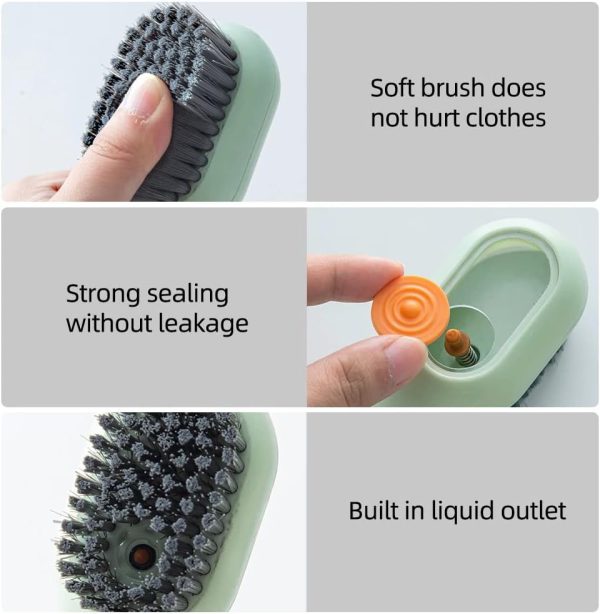 Multi-purpose Shoe Brush with Soft Bristles