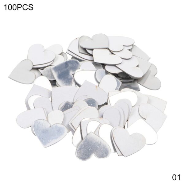 100 PIECE HEART SHAPE STICKER g