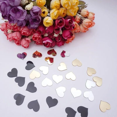 100 PIECE HEART SHAPE STICKER g