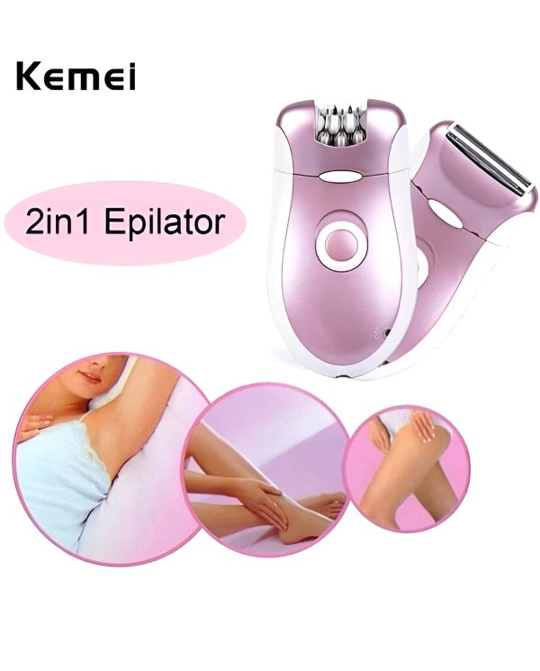 Kemei 2 In 1 Epilator & Shaver