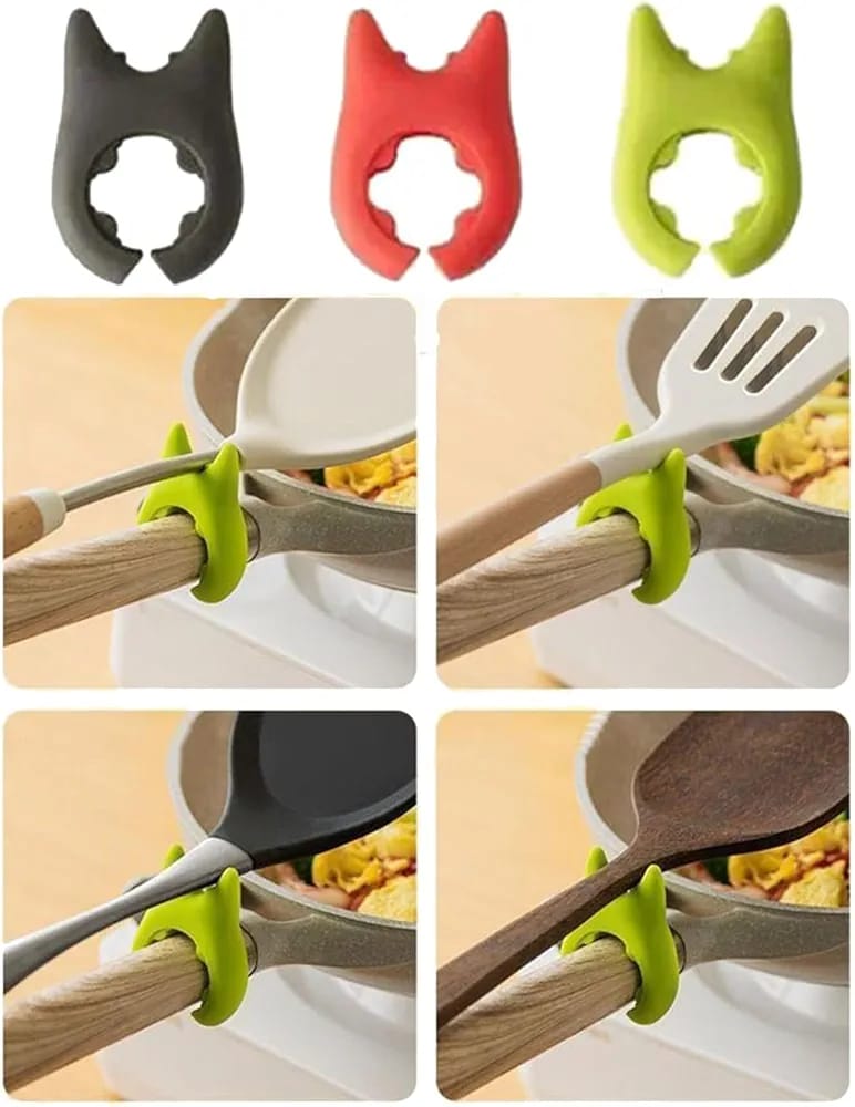 Spoon Pot Pan Holder Spatula Bracket Clips