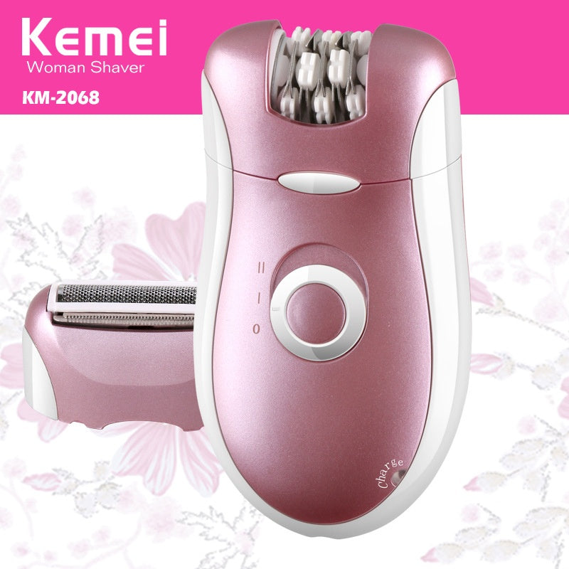 Kemei 2 In 1 Epilator & Shaver | Body Hair Remover Machine