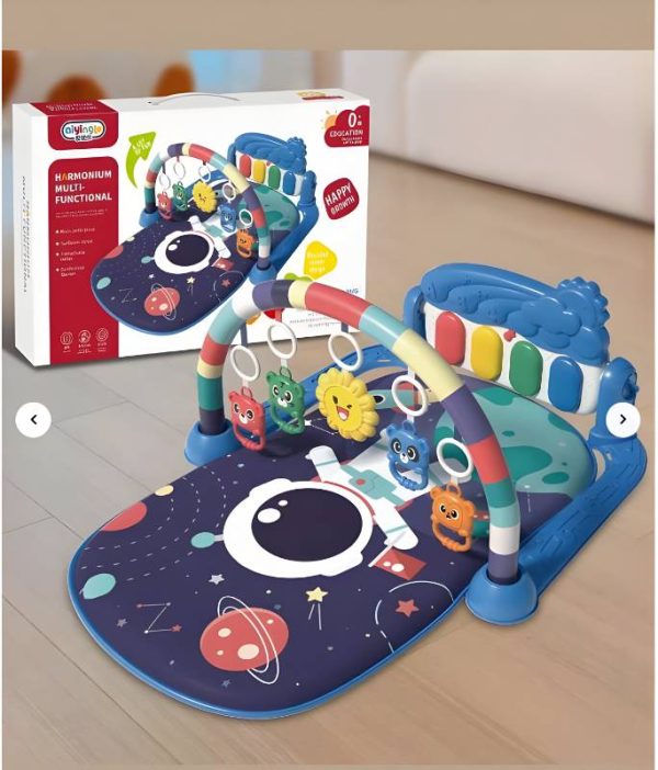 Kids Musical Piano Gym Mat With Music & Lights