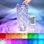 16 Color Daimond Crystal Lamp With Remote LED