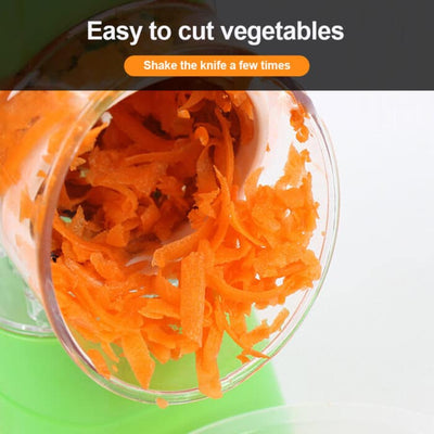 Manual Vegetable Cutter Slicer Multifunctional Round Slicer Gadget