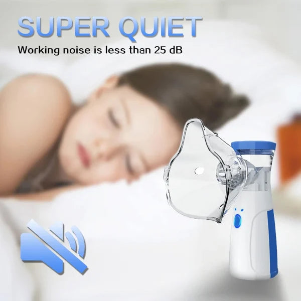 Portable Handheld Mesh Nebulizer For Adults & Kids Or Infants